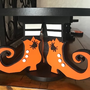 Halloween Tray, tier tray display stand, witches feet decor tray image 1