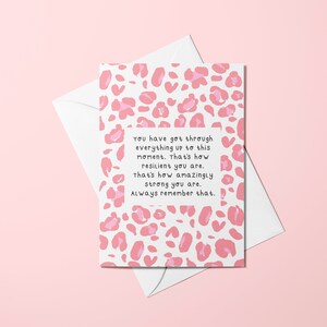 Resilient Supportive Greetings Card