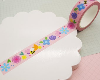 Wildflower Bee Meadow Washi Tape