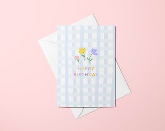 Happy Birthday Greetings Card