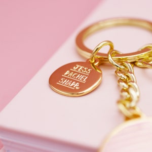 Self Love Enamel Key Ring Mental Health Positive Reminder Encouragement Keychain Jess Rachel Sharp image 3