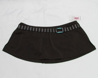 liz claiborne floral swim skirt
