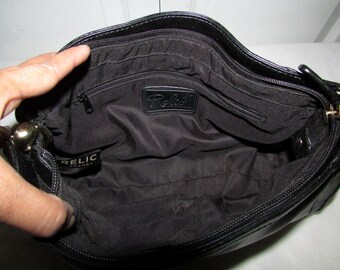 Relic Brand Quality Black Faux Leather 9 Purse