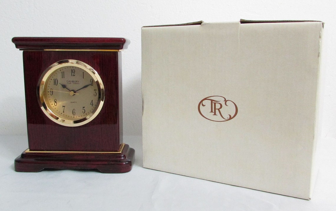 NOS 1998 Danbury Clock Company Quartz Clock Things Remembered Etsy