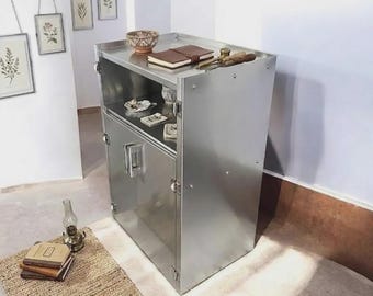 Armario de aluminio, armario de almacenamiento metálico, muebles de exterior a medida