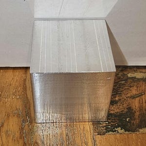 Aluminium 34 mm kubmaskinfinish