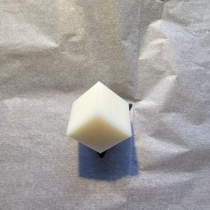 Cubo de nailon 66 natural de 48 mm