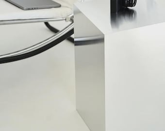 Modern Aluminum Cube  Table. Please check size before ordering