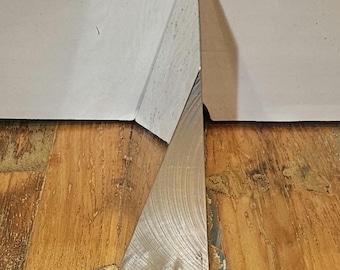 Triángulo de aluminio de 25 mm a 0 de espesor