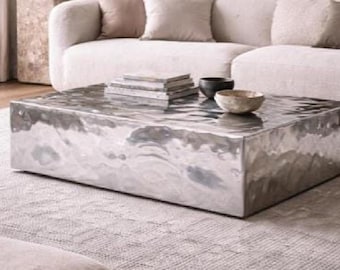 Aluminium  coffee tables  with a different finish
