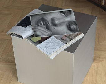 Stainless Steel Cube Table