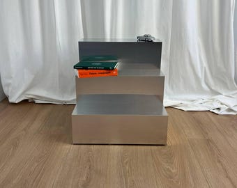 Aluminium Step Display Unit 45cm – Matt or Glossy Finish