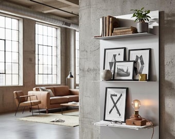 Industrial Design Wall Shelf Unit