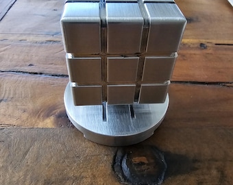 Aluminium  multi square cube Grain finish