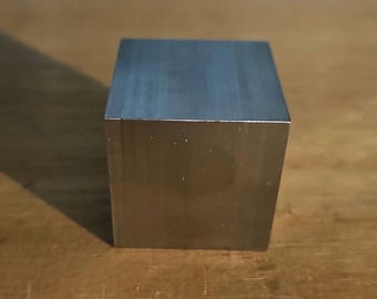 Stainless Steel Cube machined finish