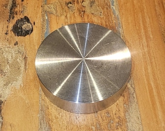Disco redondo de titanio de 50 mm de diámetro