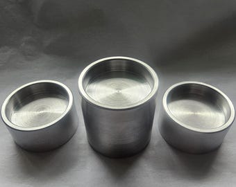 Set of 3 T light holders