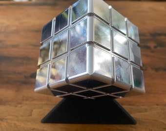 Aluminium multi square display cube  hand polished NO BASE