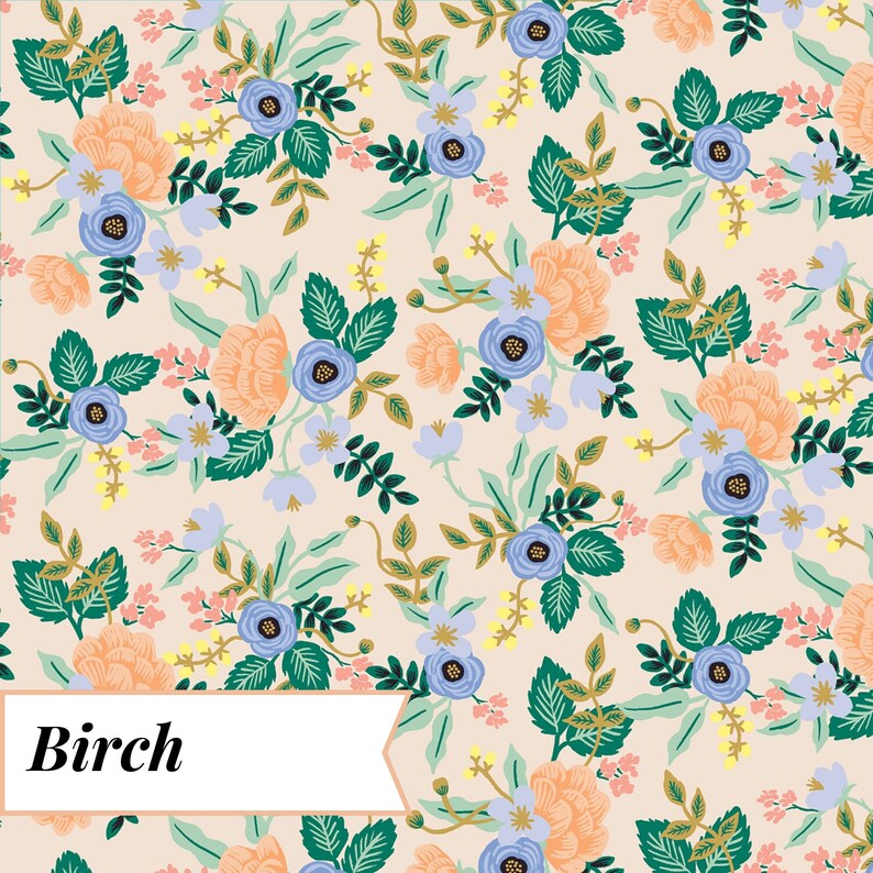 Baby Girl Romper / Liberty of London Romper / Rifle Paper Co Etsy