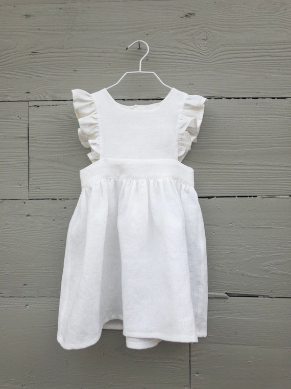 pinafore ruffle dress
