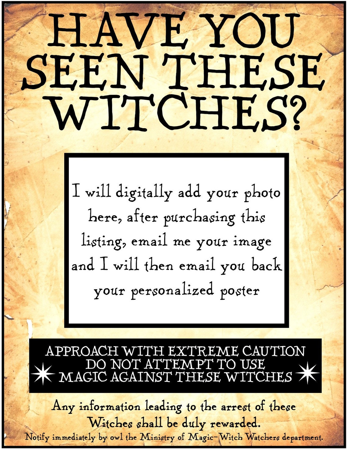 Have You Seen This Witch Harry Potter Printables Harry Potter | Images ...