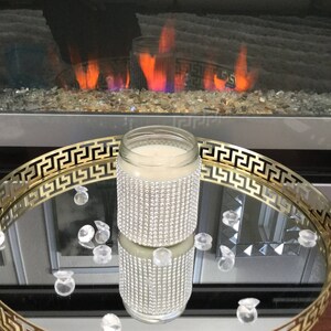 Natural Homemade Soy Wax Candle - Three Cotton Wick- scented or unscented