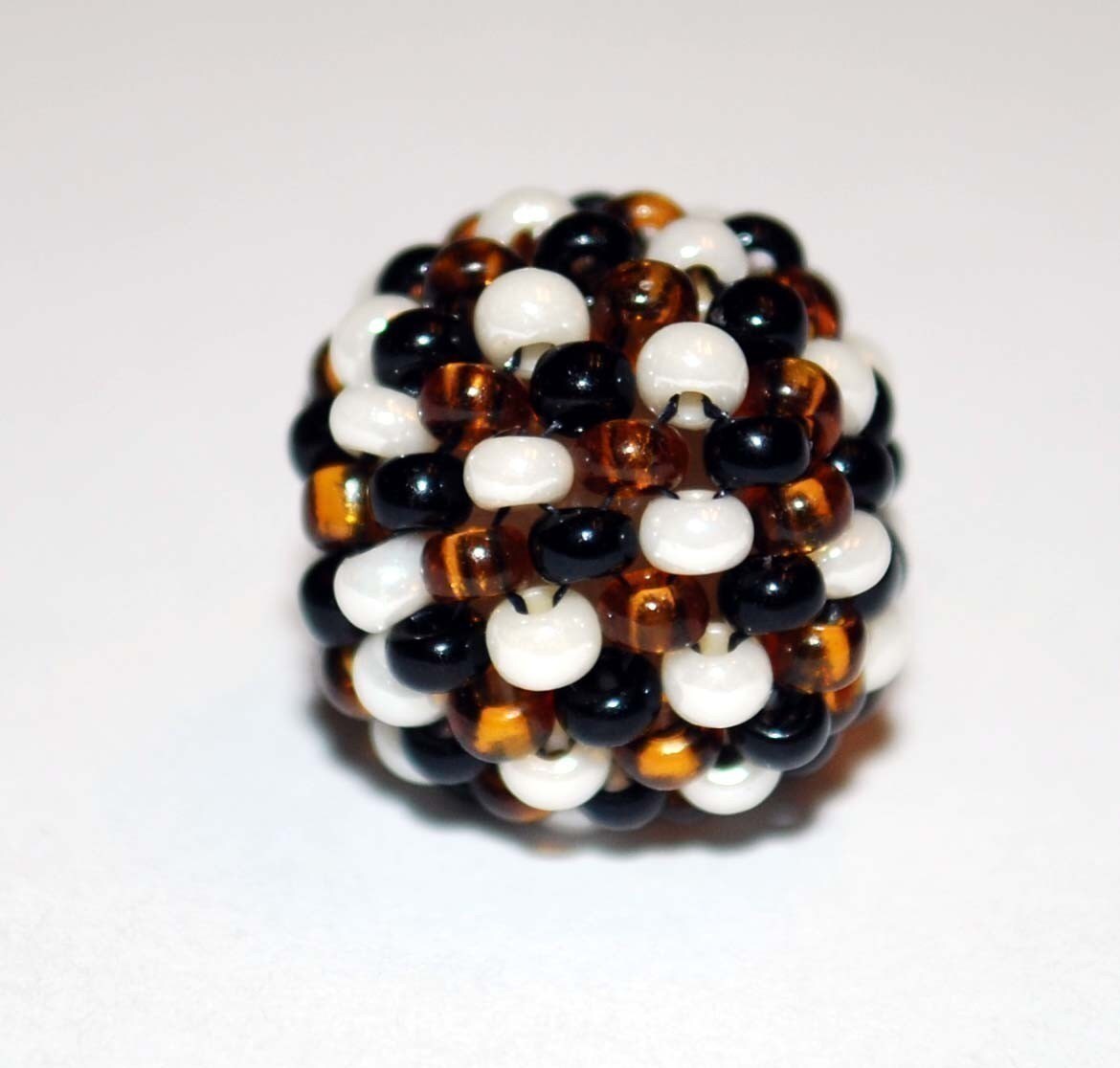 Beaded Bead / Ball Tutorial / Instructions/ Pattern Using Peyote Stitch