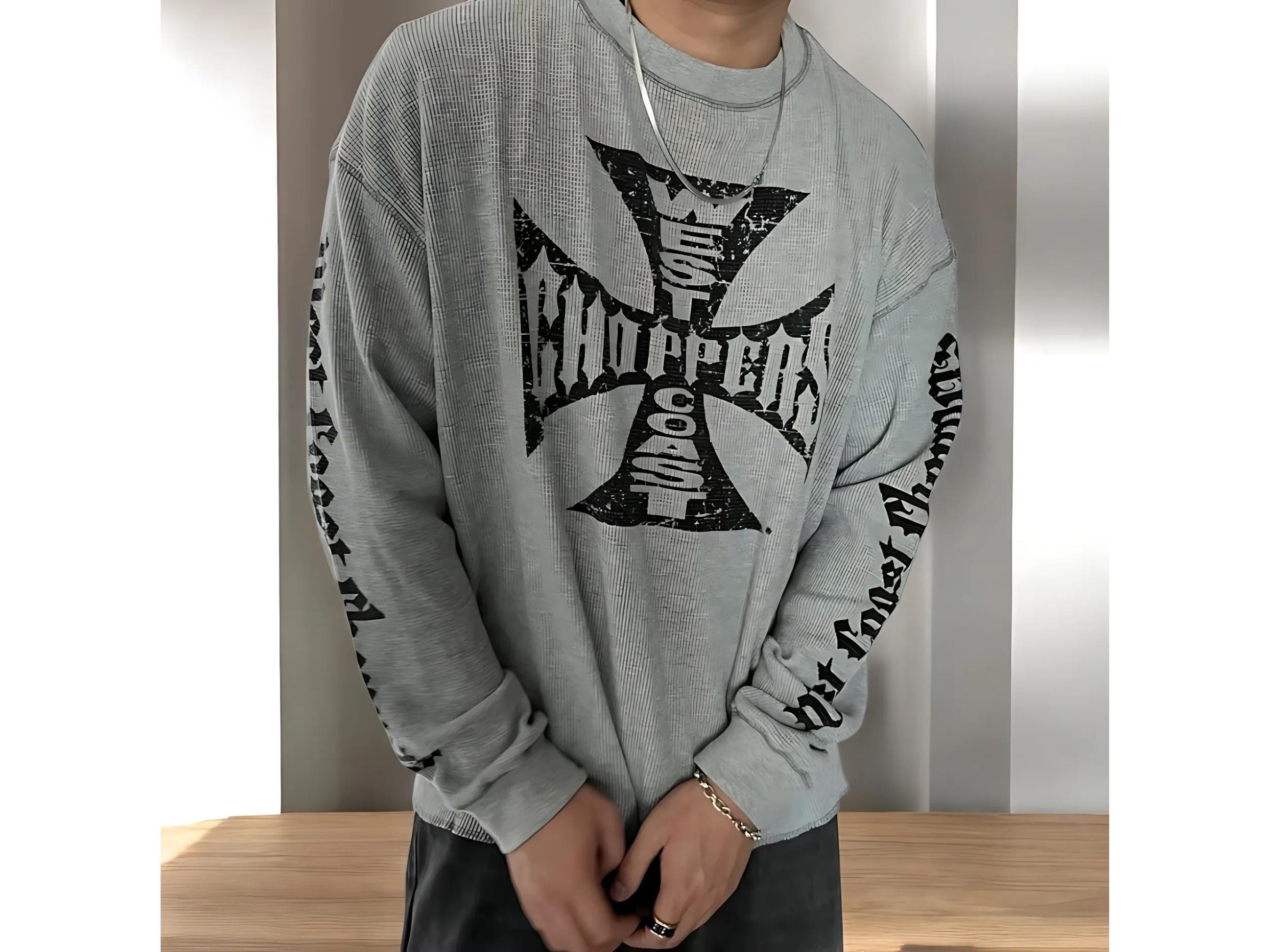West Coast Choppers Sweatshirt: Y2K Biker Style Long Sleeve - Etsy