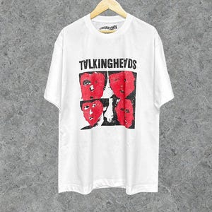 Talking Heads Retro Shirt, Music Graphic Band Tee, Music Lovers Gift