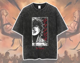 Baki Hanma Anime Tee: Camisa manga gráfica, ajuste unisex