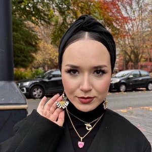 Luxury turban for women, instant hijab, chemo hat, handmade in London