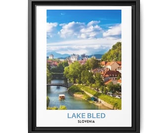 Lake Bled Slovenia Photo Print: Scenic Wall Art