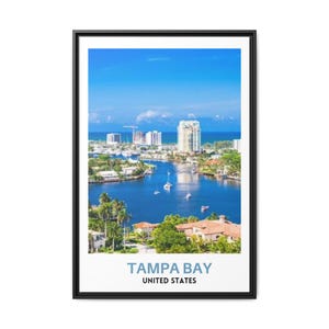 Prawdziwe zdjęcie, wydruk Tampa Bay, sztuka ścienna Tampa Bay, plakat Tampa Bay, zdjęcie Tampa Bay, wydruk plakatu Tampa Bay, dekoracja ścienna Tampa Bay, Floryda