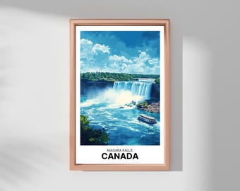 Niagara Falls Print: Natur, Landschaft Fotografie, Reise Wandkunst