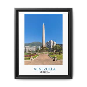 Venezuela Wall Art: Caracas Cityscape Photo Print