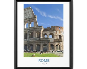 Colosseum Rome Print: Italy Wall Art Photo