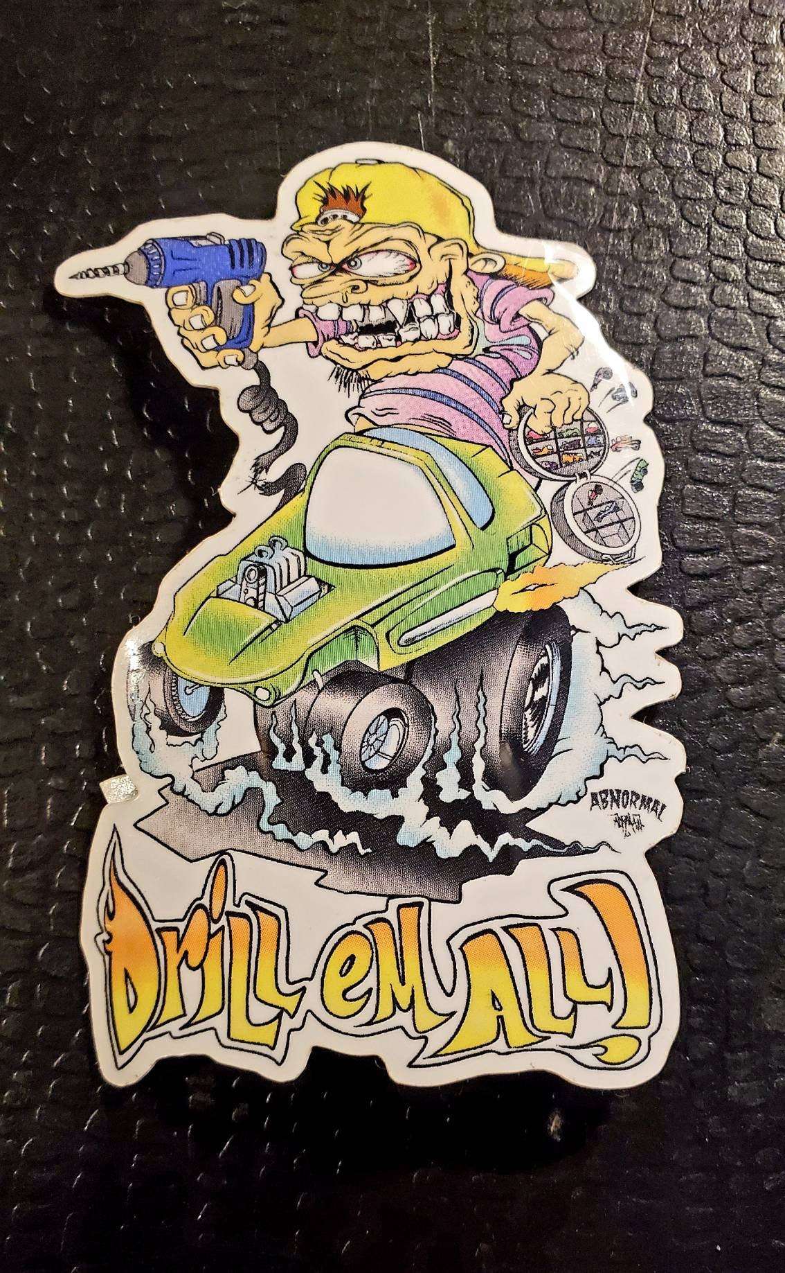 Drill Em All Die Cut Sticker Abnormal Norman - Etsy