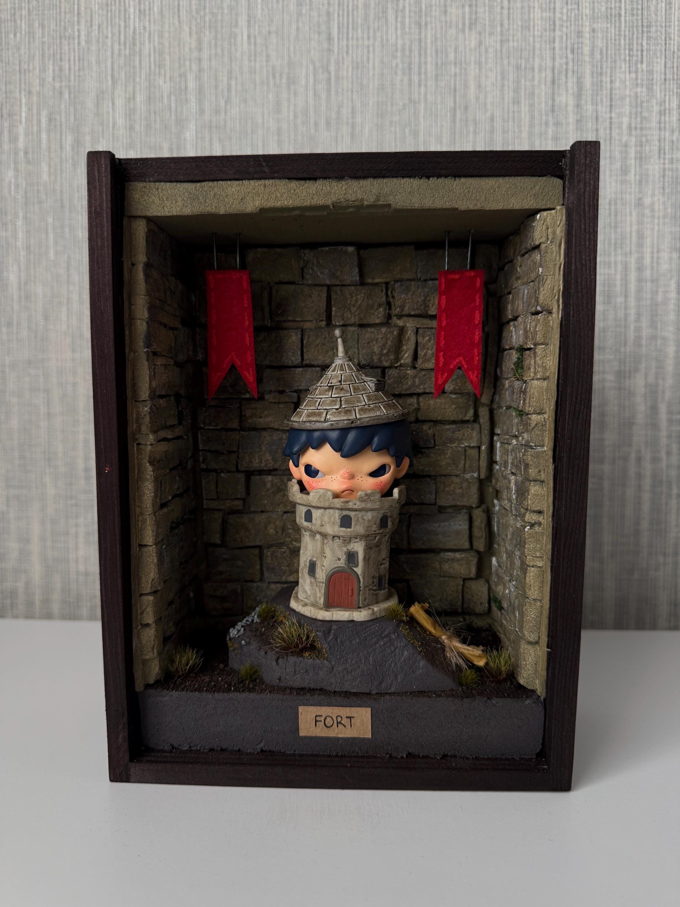 Hirono Display Box ONLY - Handmade Display Case - Fort, Shelter