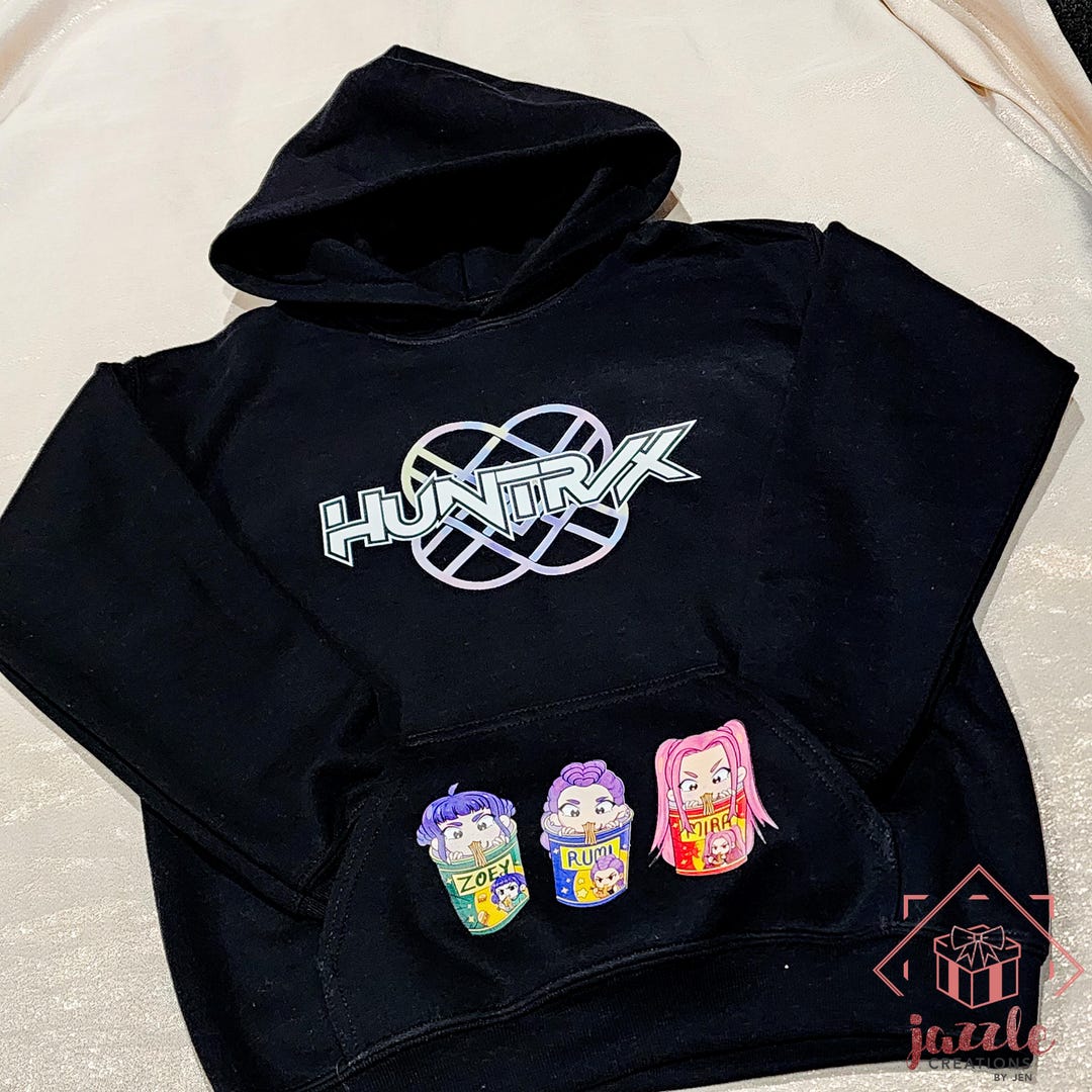 Sweat à Capuche Enfant K-Pop D-Demon H-Hunters - Hoodie Mode Fille Garçon 2-12 Ans
