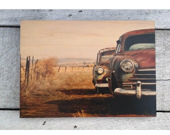 5x7 or 8x10 Natural Wood Print Panel, Your Photo On Wood, Wood Photo Panel, Various Sizes