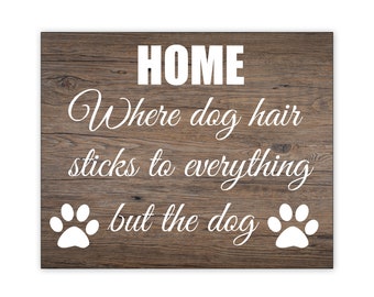 8x10 Dog Lover's Metal Sign, Pet Lovers, Home Decor, Gift Ideas