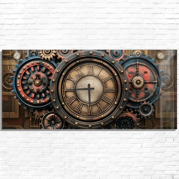 Steampunk Clock Wall