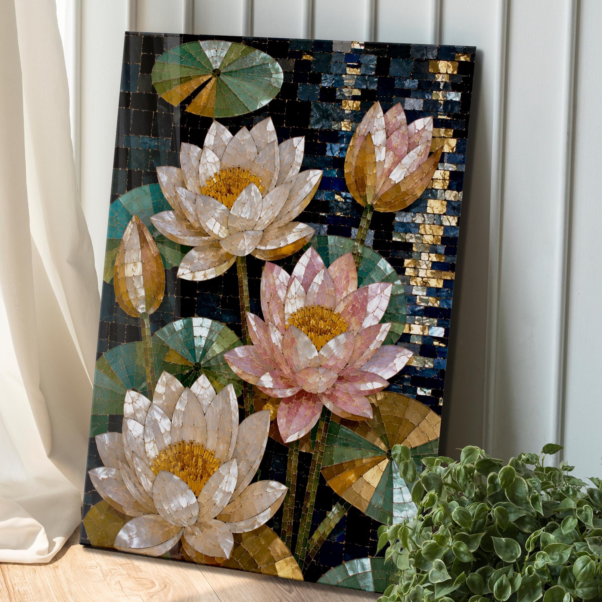 Japanese Wall Art Mother of Pearl - Etsy - Page 2