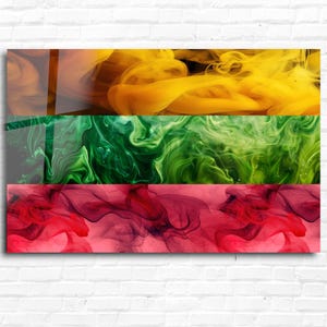 Unique Abstract Tempered Glass Wall Art-Extra Large Wall Art-Large Wall Decor-Glass Wall Art-Housewarming Gift-Wall Hanging-Dad Gift