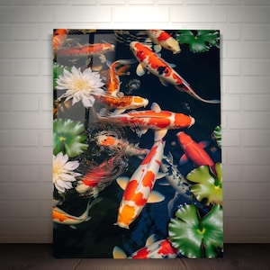 Colorful Fish Glass Wall Art, Underwater Tempered Glass Wall Art, Unique Gifts, Anniversary Gifts, Aquarium Wall Art, Kitchen Wall Decor