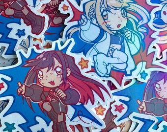 Eternal Bout Girls! | Project Sekai Inspired Water Resistant Die Cut Holographic Vinyl Sticker