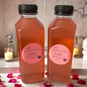 Self-love ritual wash, spiritual love Bath, floor + bath wash, attract love into your life, healing, romance, enhance beauty Aura