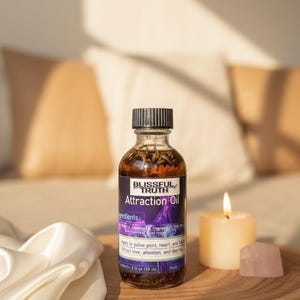 Attraction Oil, Adoration, Ritual Oil for manifesting love and desires, Glamour Oil, deadly attraction, Spell work, Spell oil, Hoodoo