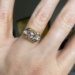 Art Deco Engagement Diamond Ring