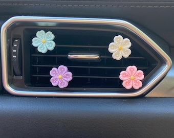 Sakura Flower Car Vent Clip: Floral Car Accessory